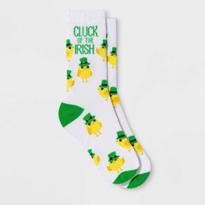 Women's "Cluck of the Irish" Crew Socks